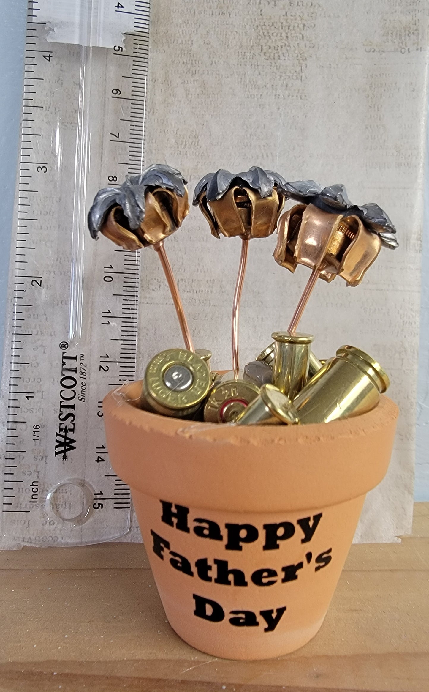 Bullet Flower Pot - 9mm .45