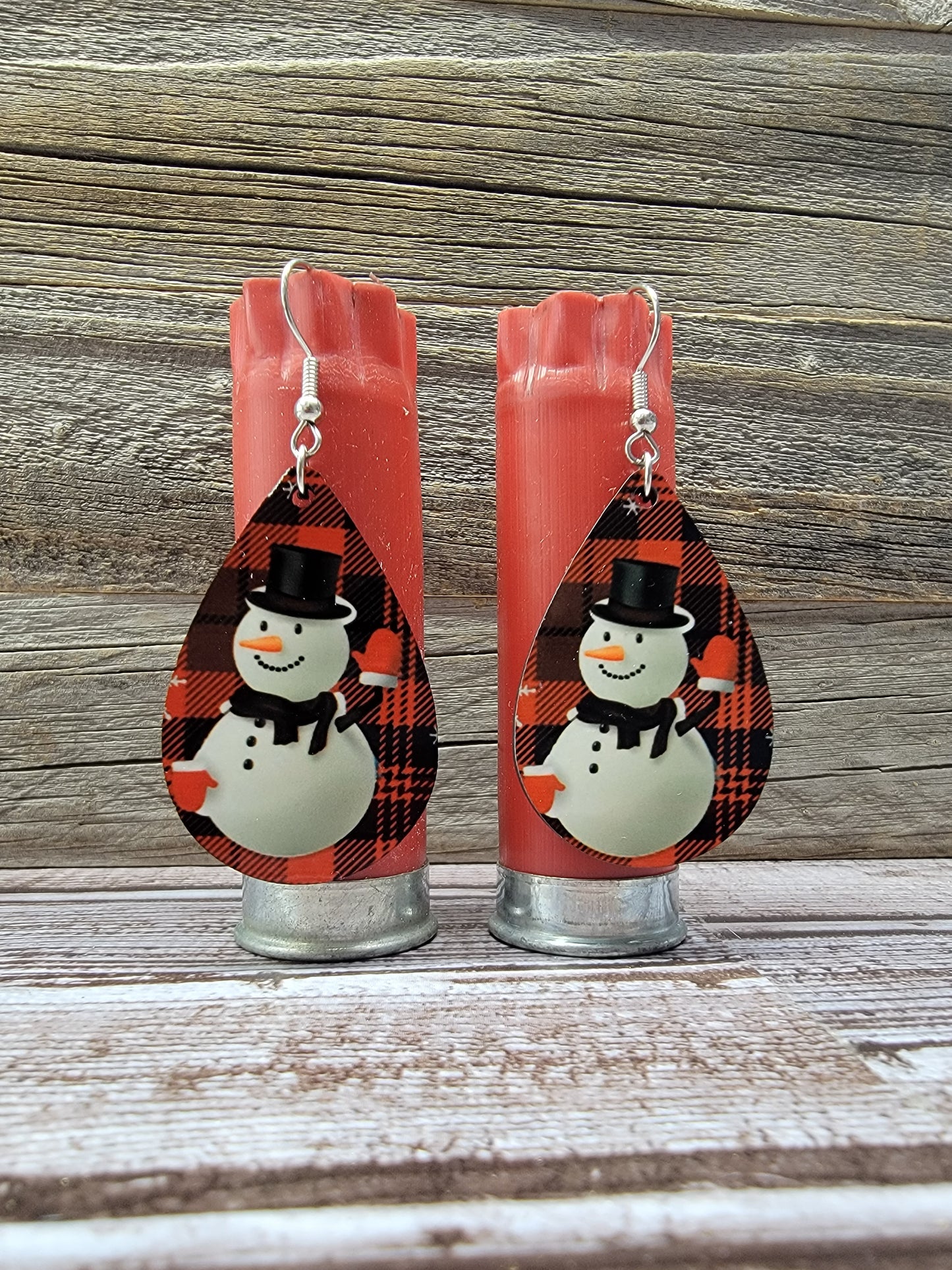 Friendly Snowman Earrings