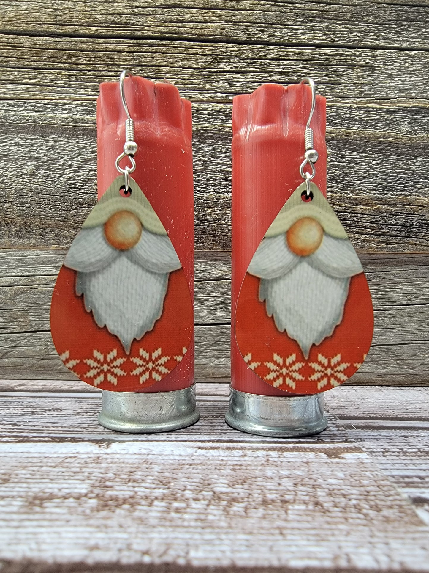 Santa Gnome Earrings