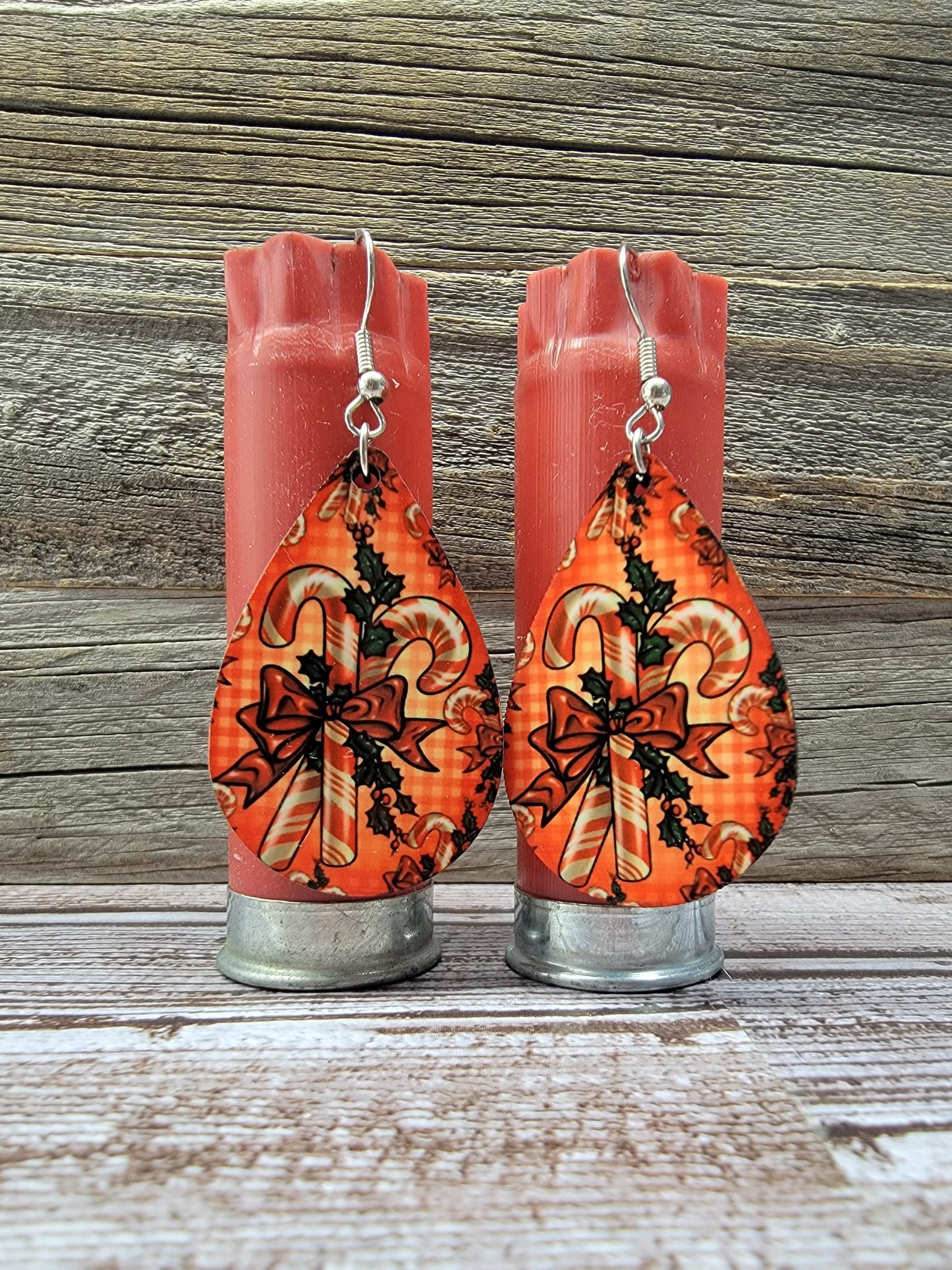 Christmas Candy Cane Earrings