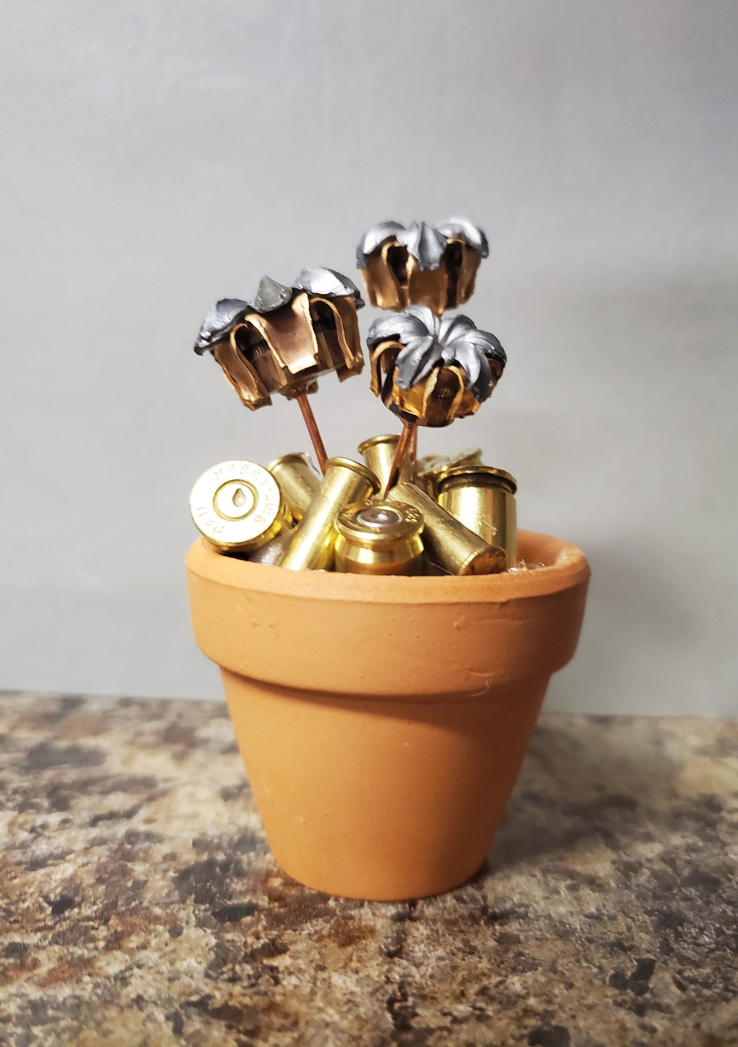 Bullet Flower Pot - 9mm  .45