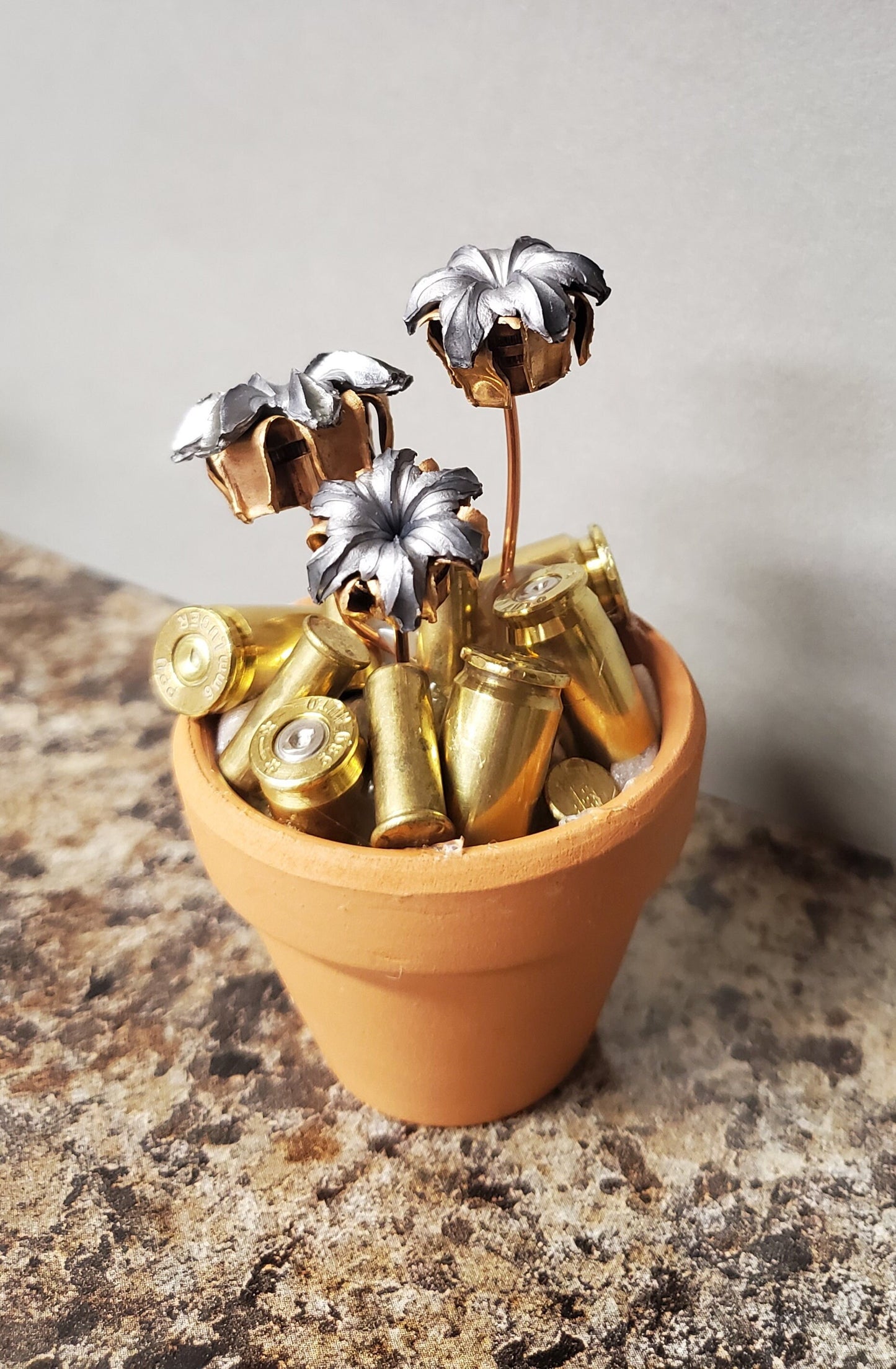 Bullet Flower Pot - 9mm .45