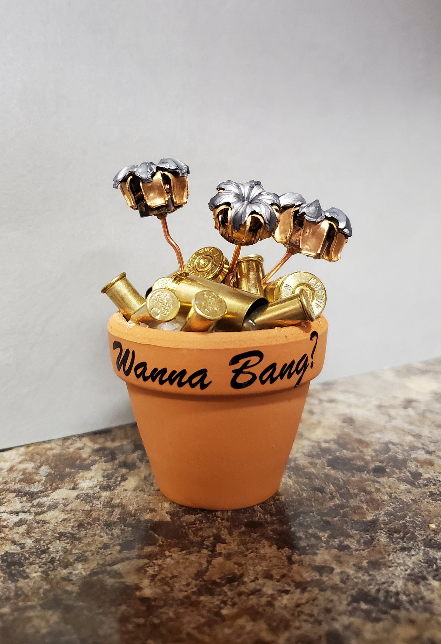 Bullet Flower Pot - 9mm .45