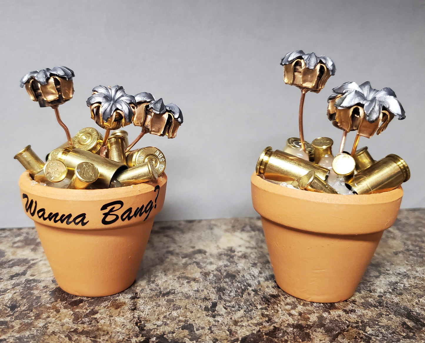 Bullet Flower Pot - 9mm .45