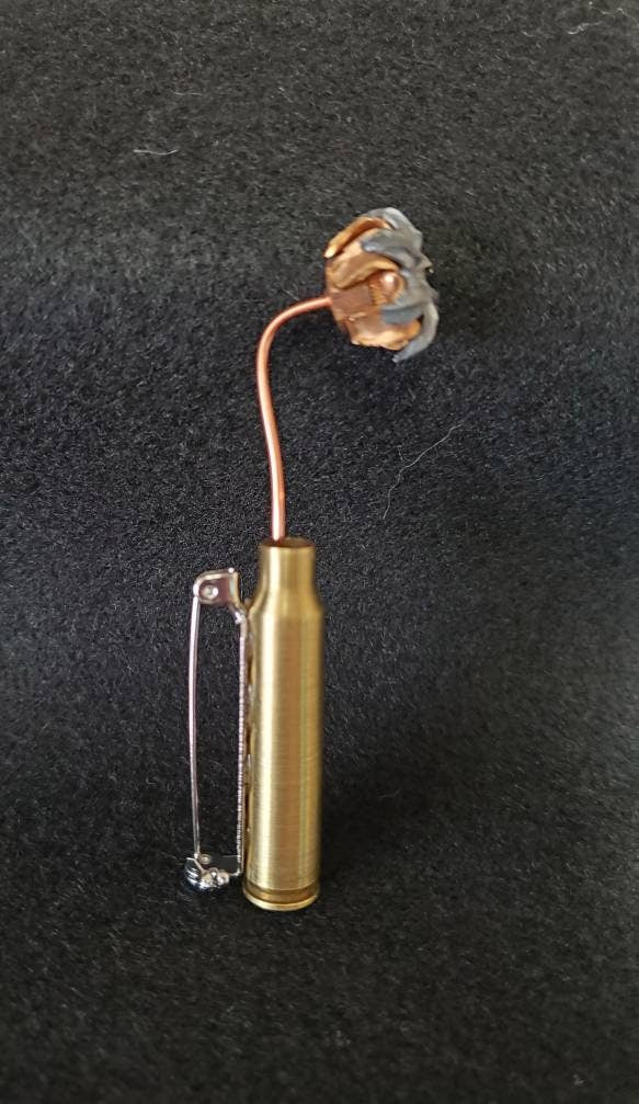 9mm Bullet Boutonniere