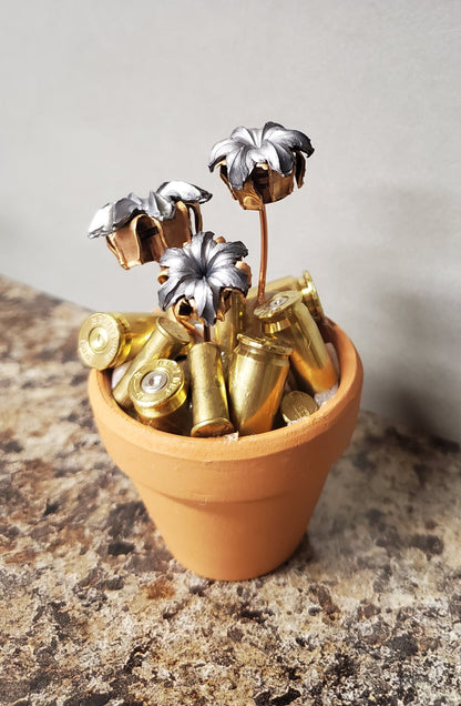 Bullet Flower Pot - 9mm  .45